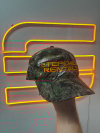 Real Tree "Mossy Oak" Hat "Orange"