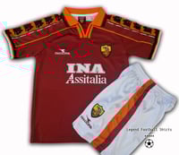 Image 2 of Roma 1998 1999 kids retro kit TOTTI 10