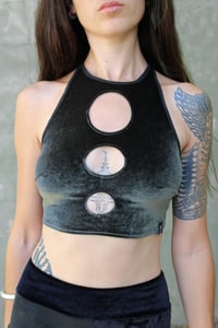 Image 3 of ESFERA CROPTOP | GREEN VELVET VERSION