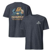 Image 10 of “Crushed It.” Bay Days Done Right T-Shirt– Classic Brackish Wooder Logo (White Logo)