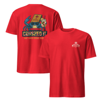 Image 14 of “Crushed It.” Bay Days Done Right T-Shirt– Classic Brackish Wooder Logo (White Logo)