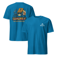 Image 15 of “Crushed It.” Bay Days Done Right T-Shirt– Classic Brackish Wooder Logo (White Logo)