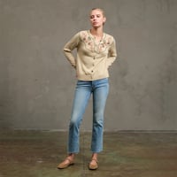 Image 2 of Embroidered Bead Western Cardigan 