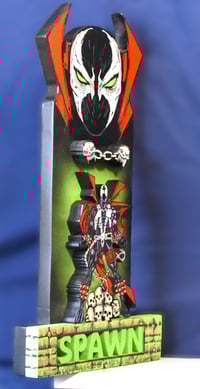 Image 2 of Spawn Hand Crafted 3D Wooden Diorama Wall Décor Hanging Artwork