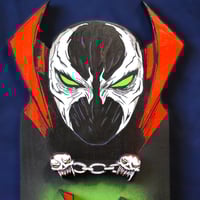 Image 14 of Spawn Hand Crafted 3D Wooden Diorama Wall Décor Hanging Artwork