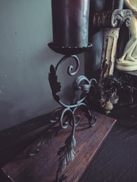 Image 3 of Iron swirl stand 