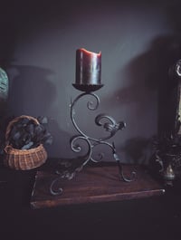 Image 2 of Iron swirl stand 