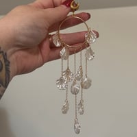 Seashell Hoop Dangles (sizes 4g-2")