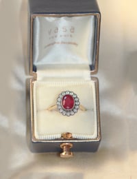 Image 7 of Diana Ruby Halo Ring
