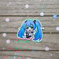 Image 2 of Blue Hair Blue Tie Singer