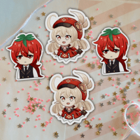 Image 1 of Chibi Genshin Charms & Stickers