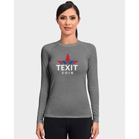 Image 2 of 4 Pack Women's Compression Shirt Long Sleeve Performance 