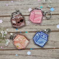 Aesthetic milk carton charms