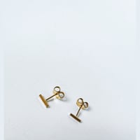 Image 2 of .25 Bar Post Earring