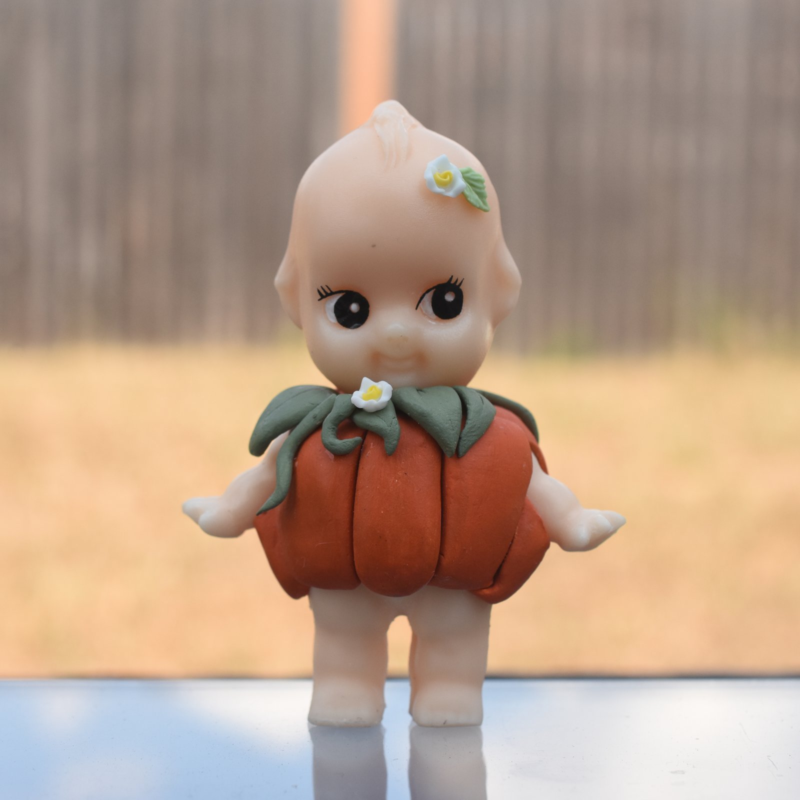 Limited Edition Halloween Pumpkin Kewpie Resin Figure | KiloFlow