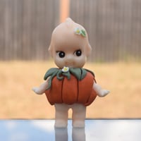 Image 1 of Limited Edition Halloween Pumpkin Kewpie Resin Figure 