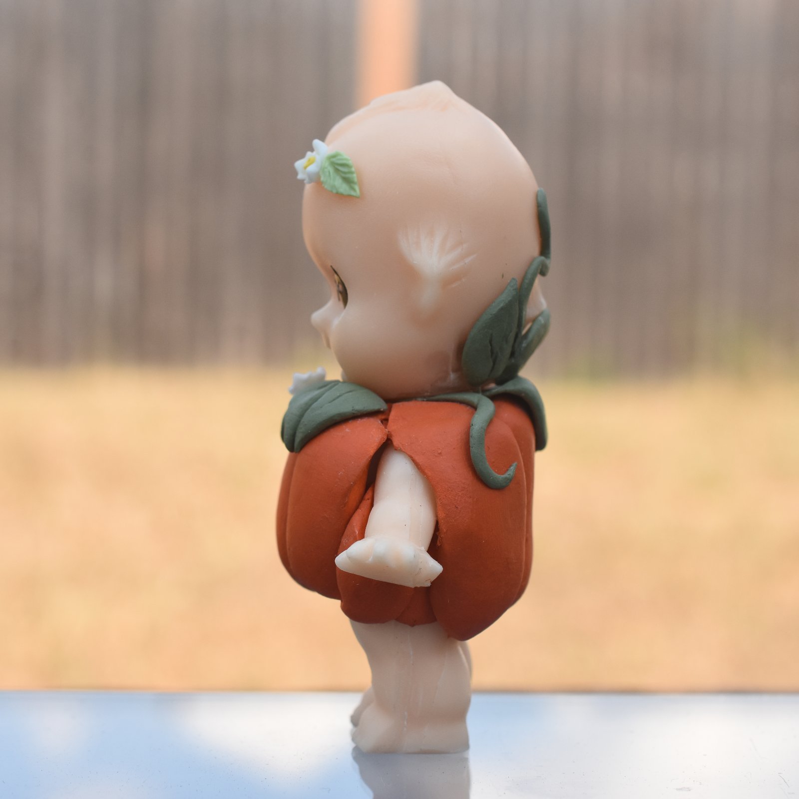 Limited Edition Halloween Pumpkin Kewpie Resin Figure | KiloFlow