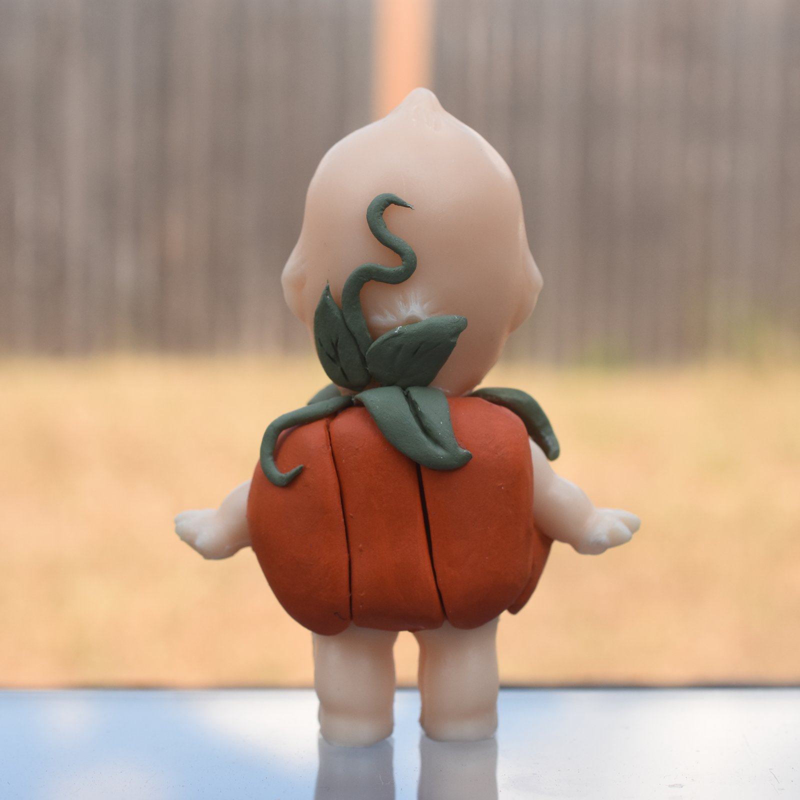 Limited Edition Halloween Pumpkin Kewpie Resin Figure | KiloFlow