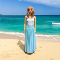 Image 2 of Mustard Seed Turquoise Skirt