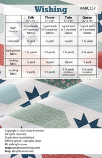 Image 2 of Wishing quilt pattern - PDF version