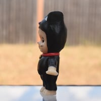 Image 3 of Limited Edition Halloween Black Cat Kewpie Resin Figure 