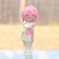 Image 5 of Limited Edition Halloween Double Glow in the Dark Skeleton Anatomy Kewpie Resin Figure 