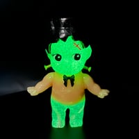 Image 3 of Limited Edition Halloween Glow in the Dark Frankenstein Kewpie Resin Figure 