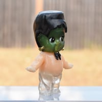 Image 7 of Limited Edition Halloween Glow in the Dark Frankenstein Kewpie Resin Figure 