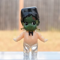 Image 2 of Limited Edition Halloween Glow in the Dark Frankenstein Kewpie Resin Figure 