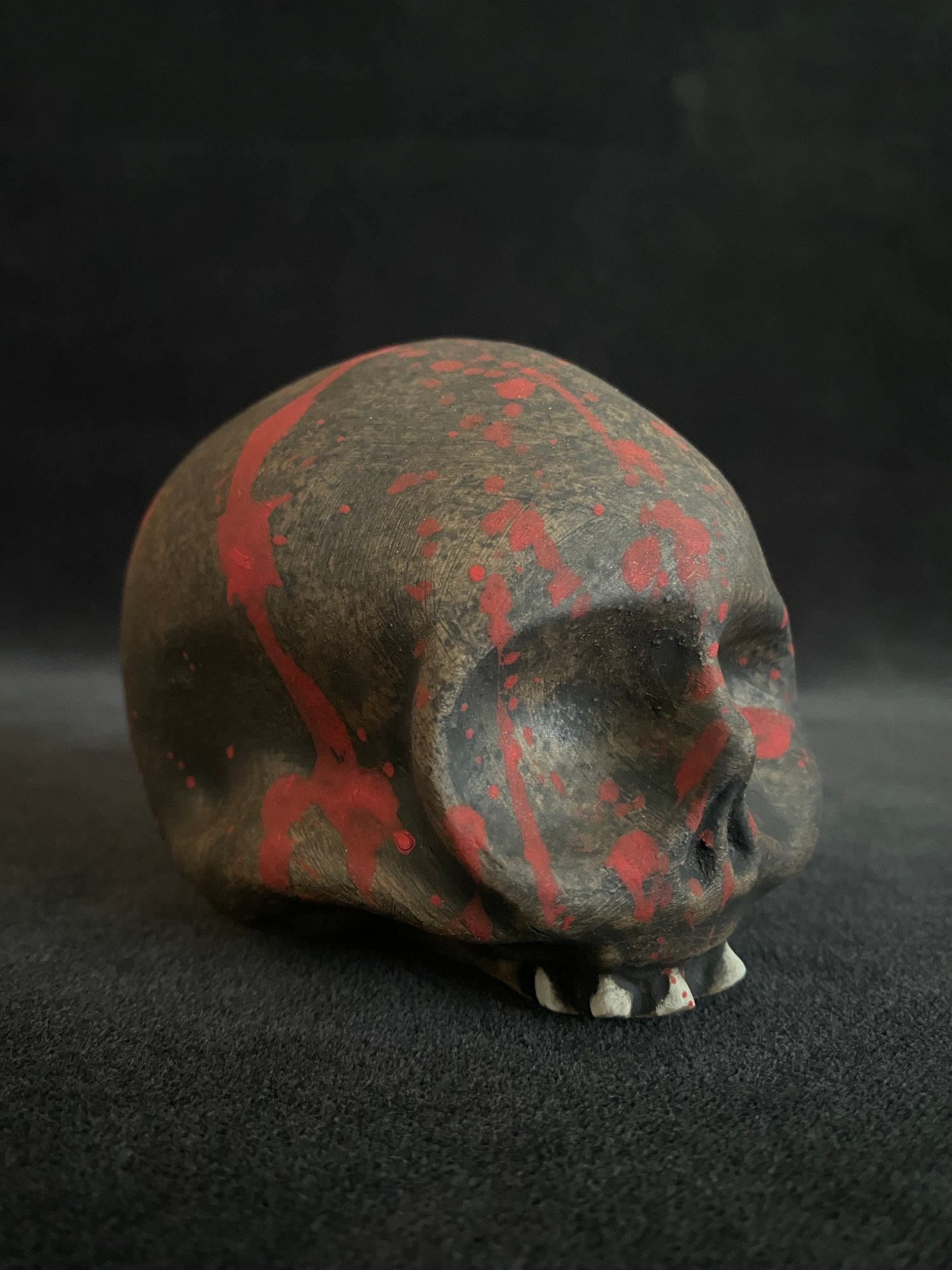 Image of Mini Halloween Blood Splattered Skull Mug (a)
