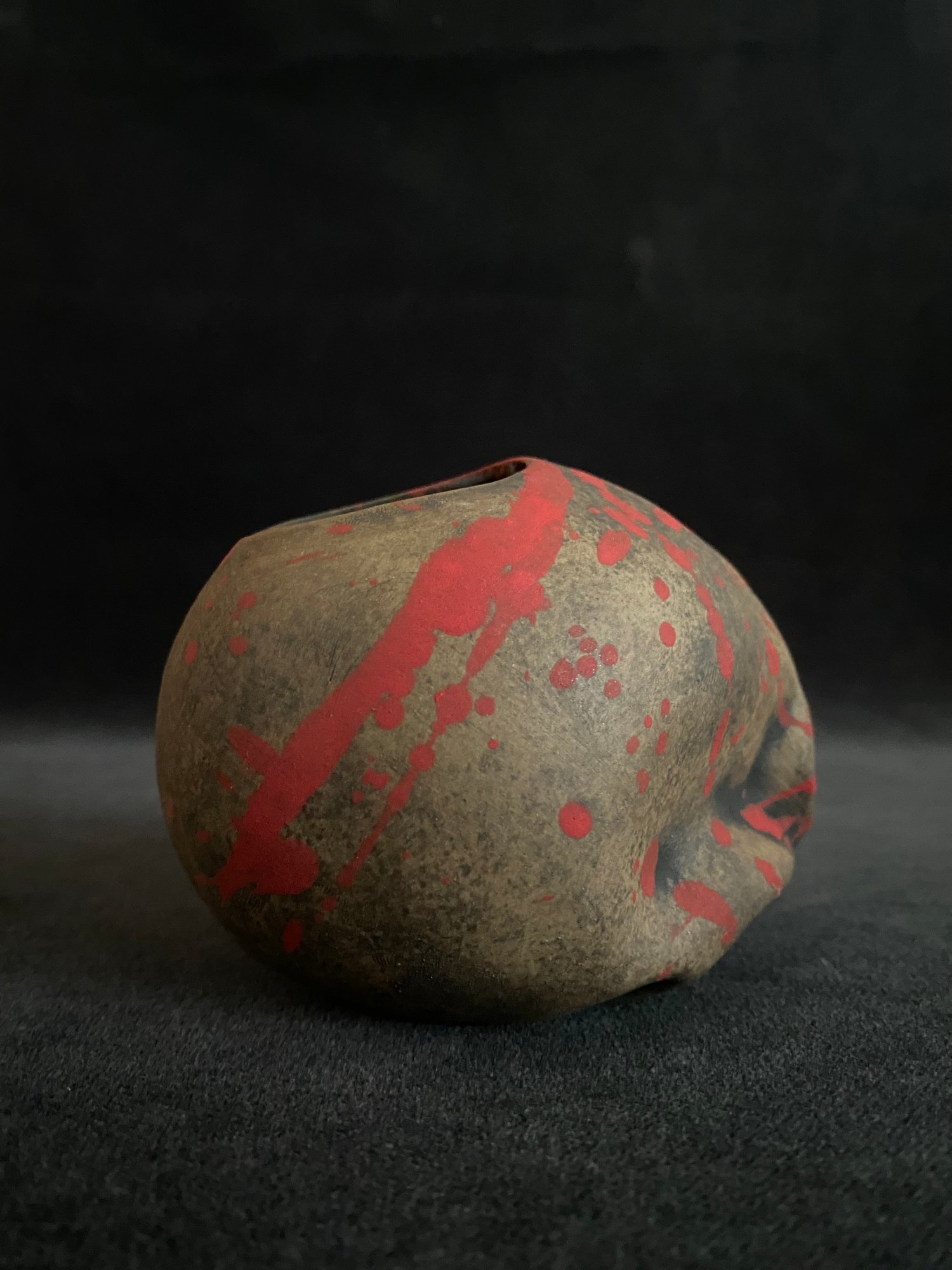 Image of Mini Halloween Blood Splattered Skull Mug (b)