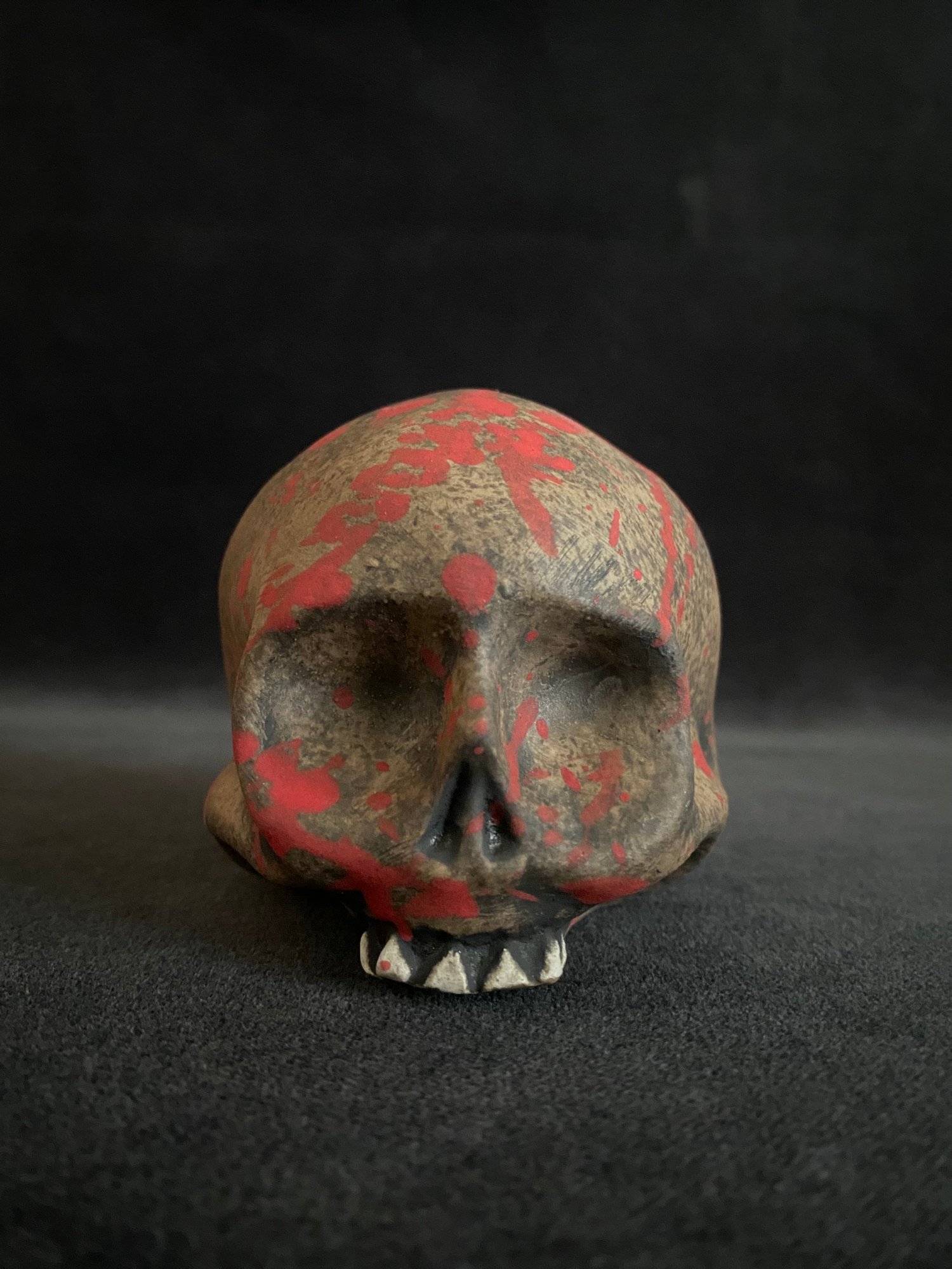 Image of Mini Halloween Blood Splattered Skull Mug (b)