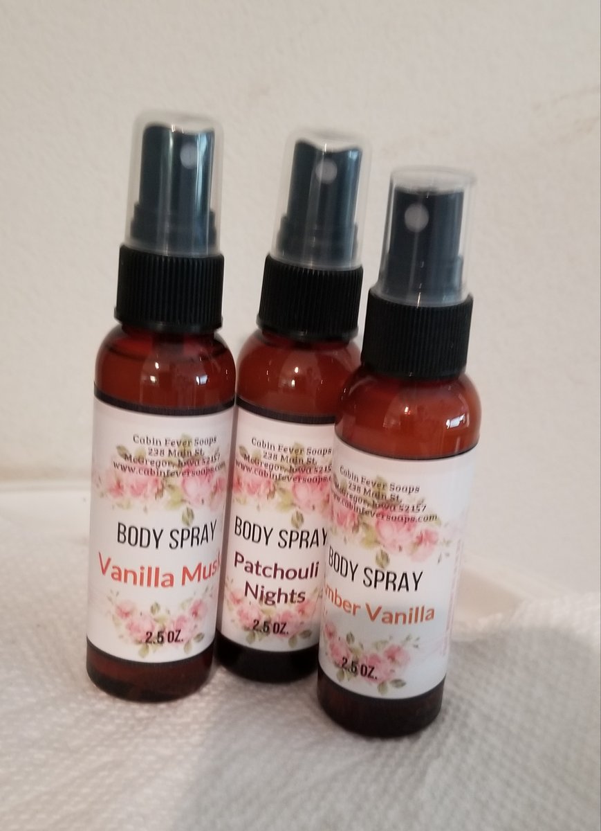 Cabin Fever Soaps and Essentials LLC Women's Body Spray 2.5 oz. Cabin Fever Soaps and Essentials LLC Women's Body Spray 2.5 oz.