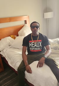 Image 1 of Run Heaux black HR shirt