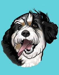 Digital Pet Portrait 