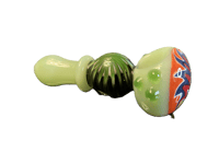 Image 3 of 4.5" Wig-Wag Glass Hand Pipe, Mint