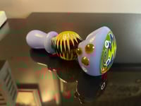 Image 6 of 4.5" Wig-Wag Glass Hand Pipe, Blue