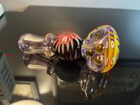 Image 7 of 4.5" Wig-Wag Glass Hand Pipe, Pink