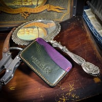 Image 1 of Every Wallet - Olive & Purple