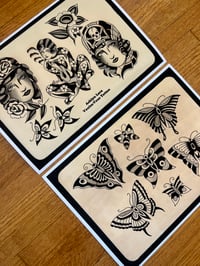 Image 1 of Black and Grey Print SET #2