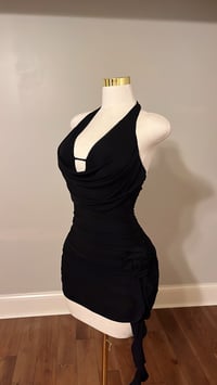 Image 4 of Gianna rosette mini dress