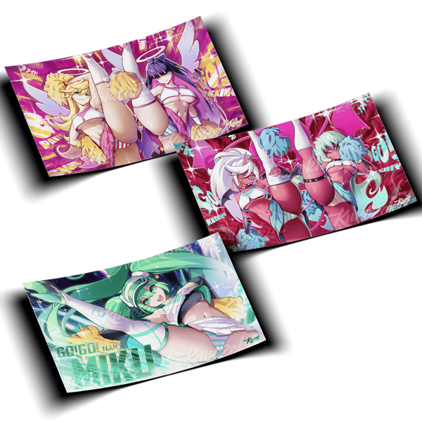 Image of Cheerleader Waifu Prints