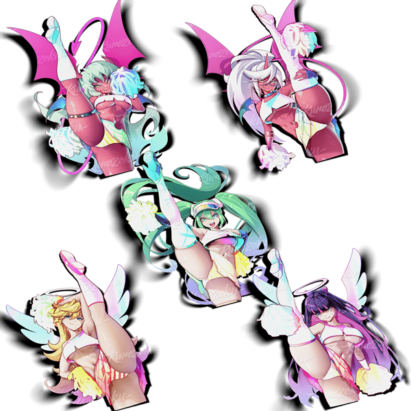 Image of Holo Cheerleade Waifus! 