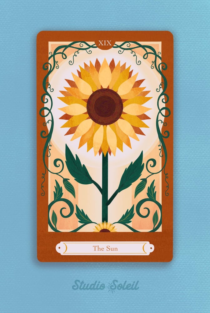 Image of 'The Sun' Tarot Card Print