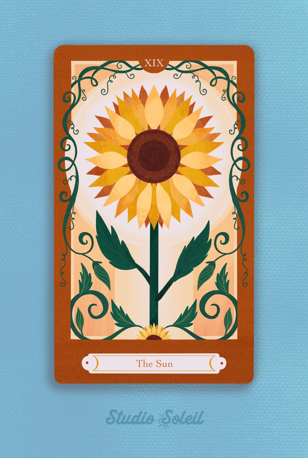 Image of 'The Sun' Tarot Card Print