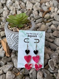 Image of Triple Floral hearts