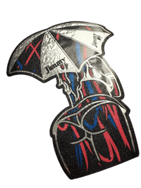 Umbrella Girl Pinstripe Flame Platinum Vinyl - Limit: 50