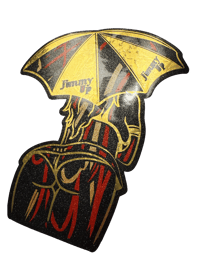 Umbrella Girl Pinstripe Flame Gold Vinyl - Limit: 50