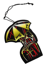 Umbrella Girl Air Freshener - Pinstripe Gold (Limit:50)