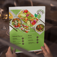 Professional Menu Design